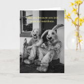  Halloween - Raar Creepy Rabbits, Kaart (Gele Bloem)