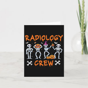 Halloween Radiologie Herfst Autumn Rad Tech X-ray Kaart