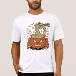 Halloween Ramen Pompoen T-Shirt