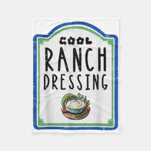 Halloween Ranch Dressing Funny Food Kostuum Mannen Fleece Deken