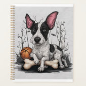 Halloween rapide : Chien tacheté avec basket-ball (Devant)