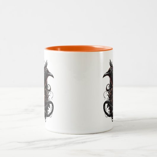 Halloween Raven Coffee Mug (Centre)