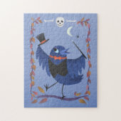 Halloween Raven Crow Moon Magic Legpuzzel (Verticaal)