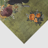 Halloween Raven Decoupage Victoriaans Tissuepapier (Detail)