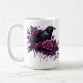 Halloween Raven Koffiekop Koffiemok (Links)