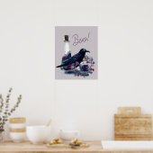 Halloween Raven magische print (Keuken)