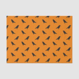 Halloween Raven Pattern Tissuepapier