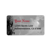 Halloween Raven Sky Red - Eigen label (Voorkant)
