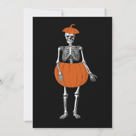 Halloween Ready Skeleton Kaart (Voorkant)
