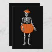 Halloween Ready Skeleton Kaart (Voorkant / Achterkant)