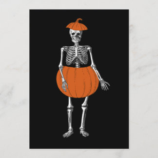 Halloween Ready Skeleton Kaart
