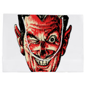  Halloween Red Devil Head Groot Cadeauzakje (Achterkant)