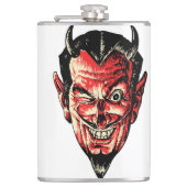  Halloween Red Devil Head Heupfles (Voorkant)