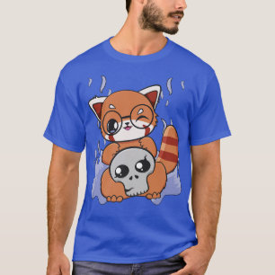 Halloween Red Panda Chibi Witch Pajama Anime Beer T-shirt