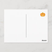 Halloween Red Smooth Haire Dachshund Briefkaart (Achterkant)