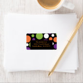Halloween retouradres label Fun Stippen (Insitu)