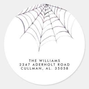 Halloween Retouradres Label Stempel