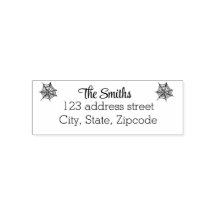 Halloween retouradres rubber stempel