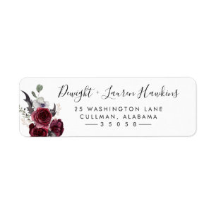 Halloween Retouradreslabel Etiket