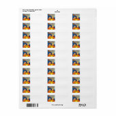 Halloween Retouradreslabels Etiket (Full Sheet)