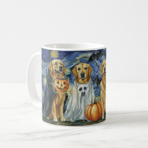 Halloween Retriever Dogs Ghost Boo Witch Kostuum Koffiemok