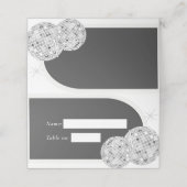 Halloween Retro Disco Spinnen & Disco Bal Bruiloft (Buitenkant ongevouwen)