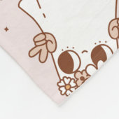 HALLOWEEN RETRO GROOVY PUMPKINS AND GHOSTS FLEECE DEKEN (Hoek)