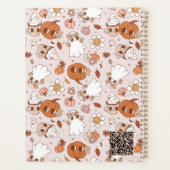 HALLOWEEN RETRO GROOVY PUMPKINS AND GHOSTS PLANNER (Achterkant)