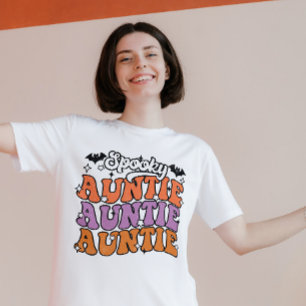 HALLOWEEN RETRO GROOVY SPOOKY TANTE T-SHIRT
