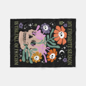 Halloween Retro My Favorite Season Is The Fall Of Fleece Deken (Voorkant (Horizontaal))
