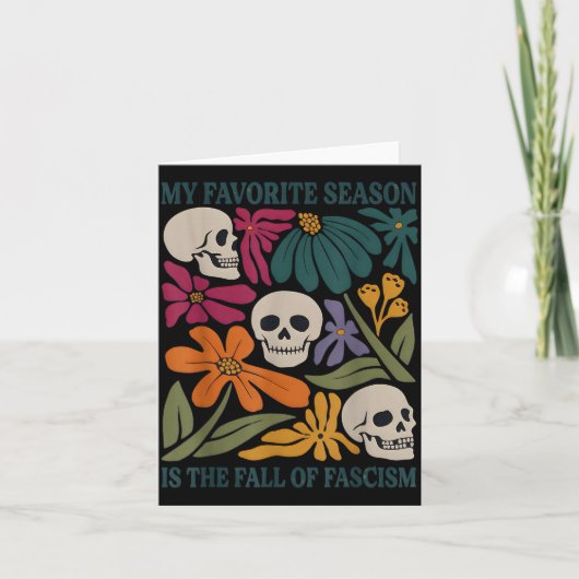 Halloween Retro My Favorite Season Is The Fall Of Kaart (Voorkant)