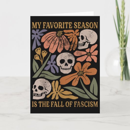 Halloween Retro My Favorite Season Is The Fall Of Kaart (Voorkant)