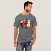  Halloween retro T-shirt (Voorkant volledig)