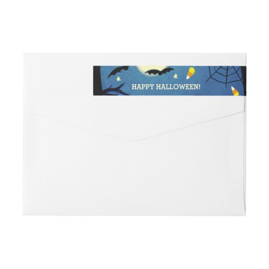 Halloween Return Address Labels (Achterkant)