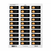 Halloween Return Address Labels (Full Sheet)