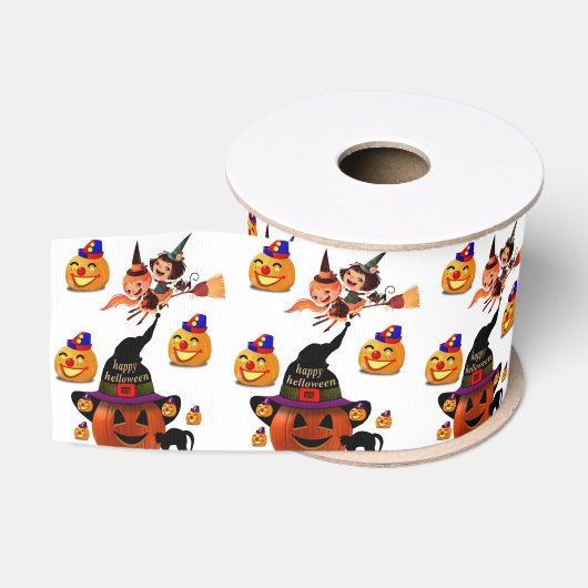 Halloween Ribbon Grosgrain Lint (Spoel)