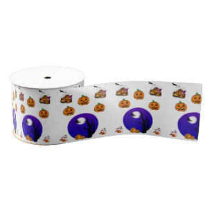 Halloween Ribbon Grosgrain Lint