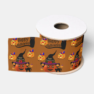 Halloween Ribbon Grosgrain Lint