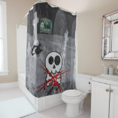 Halloween rideau de douche (En situation)