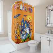 Halloween rideau de douche (En situation)