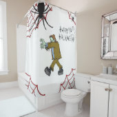 Halloween rideau de douche (En situation)