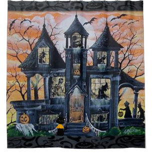 Halloween rideau de douche
