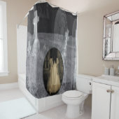 Halloween rideau de douche (En situation)