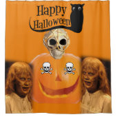 Halloween rideau de douche Happy Halloween (Devant)