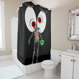 Halloween rideau de douche Squelette
