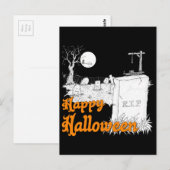 Halloween RIP Briefkaart (Voorkant / Achterkant)