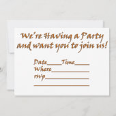 Halloween RIP Cemetery Grave Marker Kaart (Achterkant)