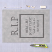 Halloween RIP Funny Toumbstone Decoupage Decor Tissuepapier (Craft)
