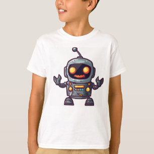 Halloween robot plezier t-shirt