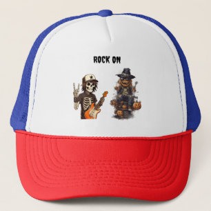 Halloween rock aan trucker pet